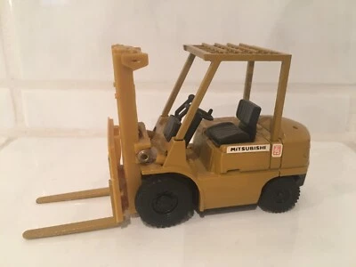 Mitsubishi Oldtimer ockergelb Stapler Gabelstapler Stapler forklift SELTEN!!!  - Bild 1 von 2