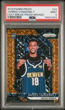 Jarred Vanderbilt 2018 Prizm Fast Break #42 Bronze Rookie RC JSY #2/20 1/1 PSA 9