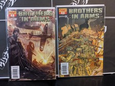 BROTHERS IN ARMS #1 A & B variant set DYNAMITE COMIC 2008 TV SERIES SOON
