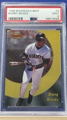 Barry Bonds - 1998 Bowman's Best   PSA 9   - Image 1 of 2