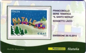 Repubblica - 2010 - € 0,65 - Natale - Tessera Filatelica - Picture 1 of 1
