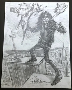 HOWARD STERN Animation Original Poster Artwork HANNA-BARBERA 1990s - Picture 1 of 3