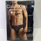 New Mens Calvin Klein 3 Pack Microfiber Stretch Classic Fit Black Hip Briefs 2Xl