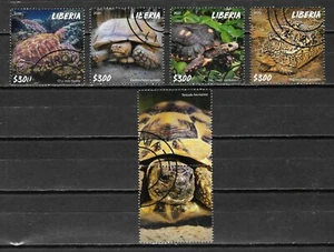 W1) Liberia 2020 Wildlife Fauna Flora Animals Reptiles Amphibians Turtles - Picture 1 of 1