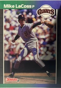 1989 Donruss #602 Mike LaCoss  - Picture 1 of 2
