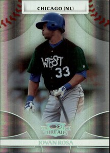 2008 Donruss Threads Century Proof Silver Baseball Card #66 Jovan Rosa /100 