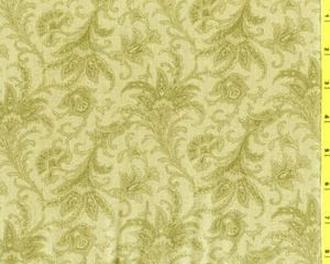 Blassoliv Paisley Blumen auf blassoliv Meterware CSHLEA04550 - Bild 1 von 1