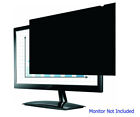 Fellowes Blackout Privacy Filter - Wide Crystal Clear for 23" Monitor - Black