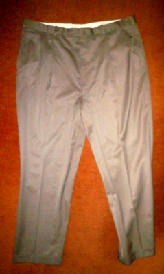 Nordstrom Beige Pants ByJB Britches 100% PureVirgin Wool Pleated Cuffed SZ:44x31 - Image 1 of 4