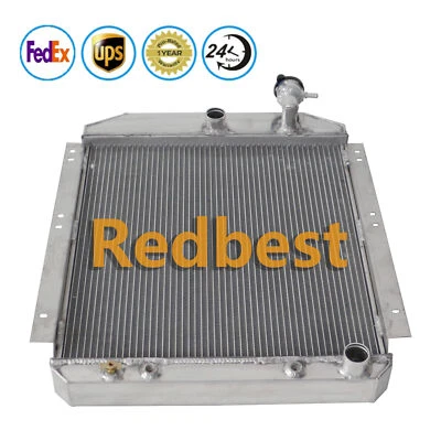 3 Rows Aluminum Radiator For 1947-1954 GMC Base Truck Pickup 4.1L 3.7L I6 CC4754 Foto 1 de 4