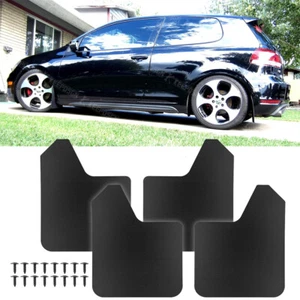 For Volkswagen VW Golf MK6 2010-14 4x Front Rear Mud Flaps Splash Guard Mudguard - Picture 1 of 14