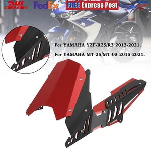 Rear Sprocket Chain Guard Cover For YAMAHA YZF R25 R3 MT-25 MT-03 13-21 Red, - Picture 1 of 11