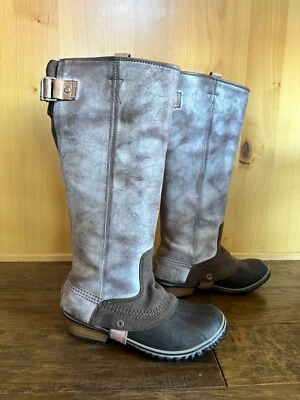 Новый SOREL SLIMPACK высокий 8 EQUESTRIAN езды дождя загрузки женщин бивень цвет РЕДКАЯ - Изображение 1 из 4