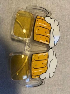 Novelty Beer Mug Goggle Sunglasses Festival Party Props Fun Shades vintage - Picture 1 of 2