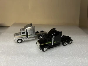 John Deere Hauler Black & Silver Semi Truck Diecast Model 2 Mint Cabin - Picture 1 of 12