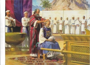 Moses Calls Aaron to the Ministry| Exodus 4:10, 14-16, 8 1/2 x 11 poster - Picture 1 of 1