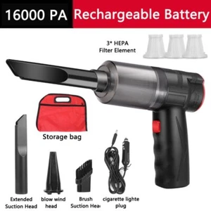 Kabelloser Autostaubsauger 16000PA 150W Hochleistungs Auto Staubsauger Hausreinigung USA - Bild 1 von 20