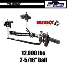 Husky 30849 Round Bar 1200lb Weight Distribution Hitch With Sway Control