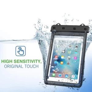 Thin Waterproof Case, Dry Bag Pouch for iPad Mini 2019/4/3/2, Samsung Tab 5/4/3 - Picture 1 of 11