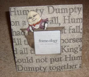 Frame-Ology Humpty Dumpty Picture Frame by United Artist Stone Resin 3D - Picture 1 of 6
