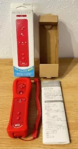 Official OEM Nintendo Wii Remote Motion Plus Controller Red Aka Japan - Picture 1 of 9