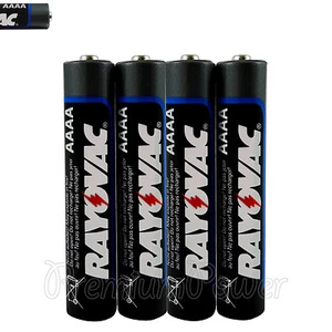 4 x Rayovac AAAA batteries Alkaline 1.5V MINI LR8D425 MN2500 Maximum Plus Jabra - Picture 1 of 1