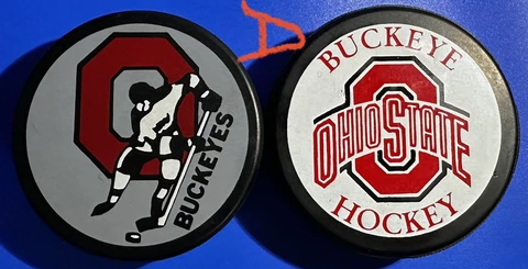 2-Vintage Ohio State University Buckeyes Game/Souvenir? Pucks Cover