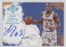 2015-16 Panini Court Kings Impressionist Ink Sapphire /25 Langston Galloway Auto