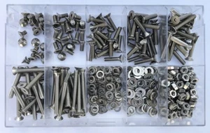 Assortimento - Viti a testa svasata DIN 7991 esagono interno M6 acciaio inox 200 pezzi - Foto 1 di 2