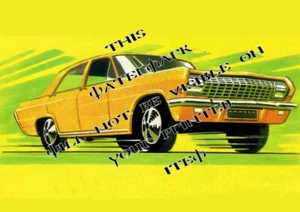 MATCHBOX 36 OPEL DIPLOMAT 1970 LESNEY ART REPRO A3 POSTER PRINT - Picture 1 of 1