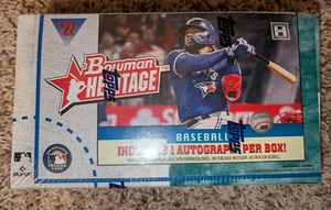 2022 Bowman Heritage Baseball Topps Factory Sealed Hobby Box - Picture 1 of 6