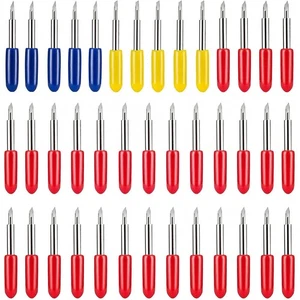 50PCS 30/45/60 Degree Roland Cricut Cutting Plotter Blade Cutter Knife Milling - Picture 1 of 10