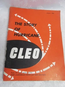 The Story of Hurricane CLEO, August 1964 Plus Notes & Maps, 79 Pages, VGC - Picture 1 of 19