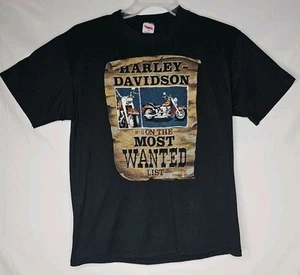 T-shirt vintage Harley Davidson #1 nella lista più ricercata Moroney's anni 80 piccola rara - Foto 1 di 8