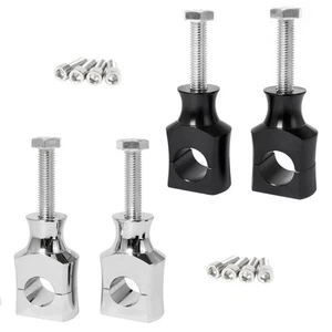 Supporto alza manubrio moto 25mm 22mm adattatore morsetto manubrio alluminio - Foto 1 di 11