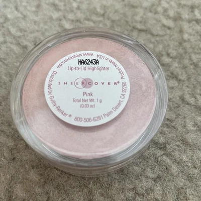 Sheer Cover Lip to Lid Highlighter PINK Sealed Full Size Brand New 1g - Image 1 of 2