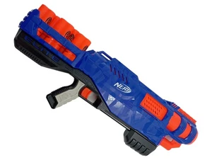 NERF Elite Trilogy DS-15 Blaster Zielspielzeug Blau Kinder - Bild 1 von 5