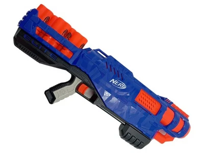 NERF Elite Trilogy DS-15 Blaster Zielspielzeug Blau Kinder - Bild 1 von 4