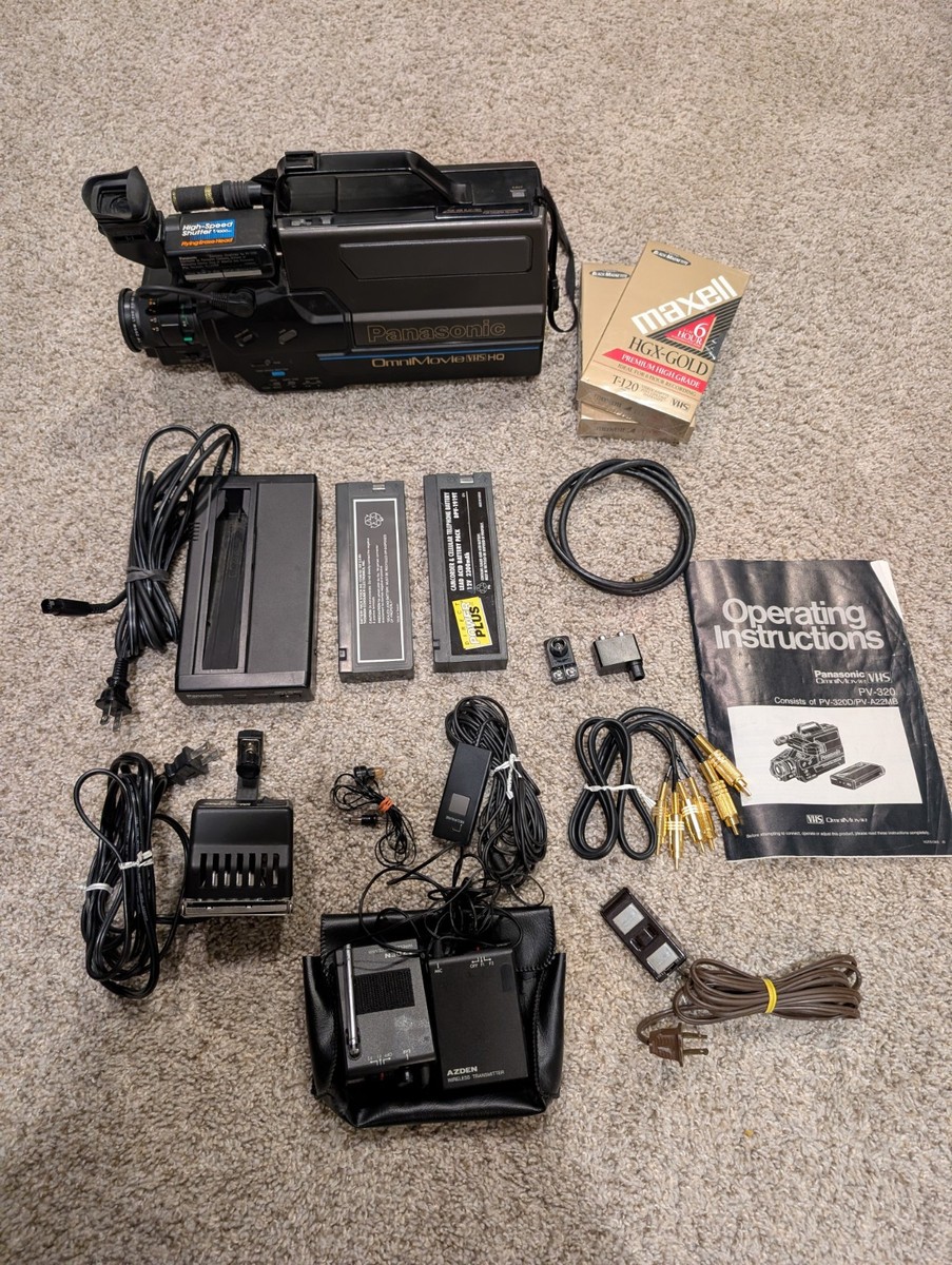 Panasonic Omnimovie Vhs Indiana Vintage Movie Cameras for Panasonic Omnimovie Vhs Indiana Vintage Movie Cameras for