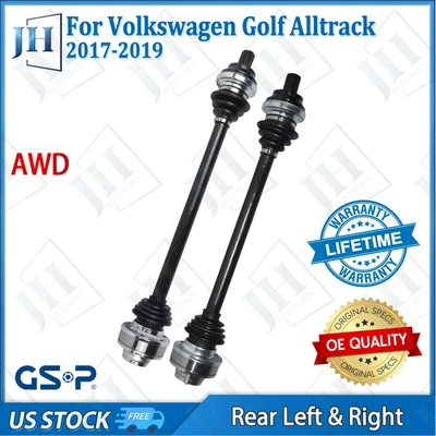 Par trasero OE eje CV izquierdo derecho eje para Volkswagen Golf Alltrack R 2017-19 AWD Foto 1 de 4