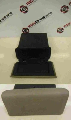 Renault Grand + Scenic 2003-2009 Drivers Passenger OSF Door Pocket Leather Beige - Image 1 of 2