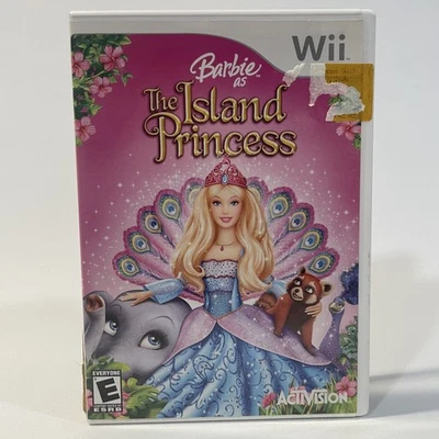 Приключенческая видеоигра Barbie as The Island Princess для Nintendo Wii в коробке в комплекте - Изображение 1 из 3