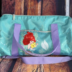 Disney Kleine Meerjungfrau Arielle Seesack Kinder Fitnessstudio Übernachtung Tragetasche Flunder LESEN - Bild 1 von 18