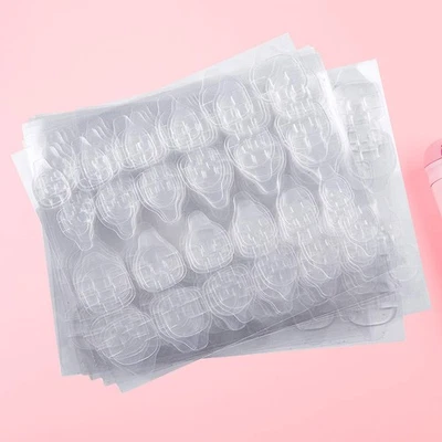  50 Sheets/pack Unghie Finte Con Adesivo Adesivi Per Da Premere Colla - Immagine 1 di 4