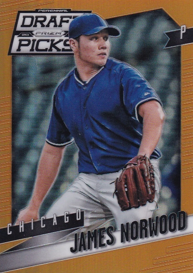 James Norwood 2014 Panini Prizm Perennial Draft Picks Prizms Orange Card #65 /60 - Image 1 of 4