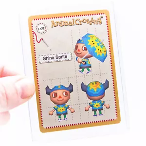 Nintendo GameCube ANIMAL CROSSING e-reader SHINE SPRITE Design Card D01 | Come nuovo - Foto 1 di 7