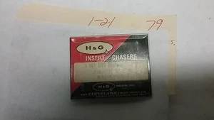 H & G 7/8-9 100 SERIES CHASERS, 20 CHAMFER, 15 HOOK - Picture 1 of 1