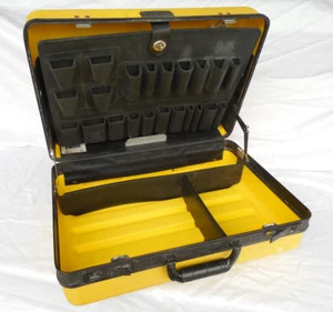 Platt Hard Tool Case Linesman Service Tech Technician Rubber Organizer - Picture 1 of 18