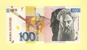 SLOVENIA SLOWENIEN 100 TOLARJEV 2003 P-28 UNC COMMEMORATIVE ISSUE 2004 - Picture 1 of 2