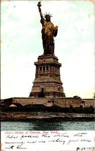 Postcard Statue of Liberty, New York Vintage / Antique 1907 Undivided Back - Picture 1 of 3